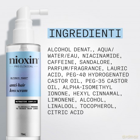 Nioxin Leave-in serum for fine and thinning hair (Anti- Hair loss Serum) 70 ml unisex