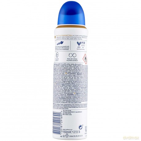 Dove Antiperspirant spray Advanced Care Original (Anti-Perspirant) 150 ml dla kobiety
