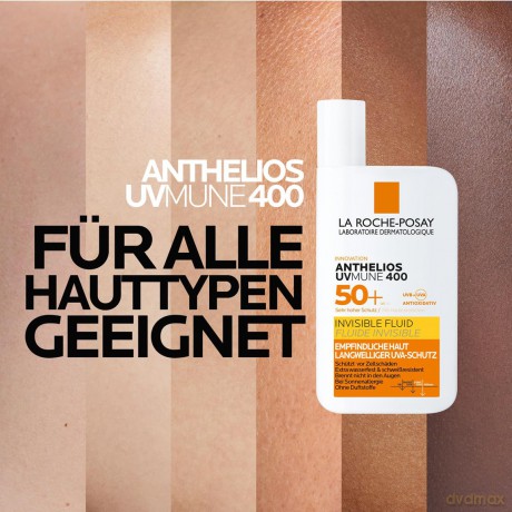 La Roche Posay Sunscreen Fluid SPF 50+ Anthelios UVMune 400 (Invisible Fluid) 50 ml unisex