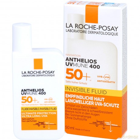 La Roche Posay Sunscreen Fluid SPF 50+ Anthelios UVMune 400 (Invisible Fluid) 50 ml unisex