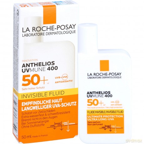 La Roche Posay Sunscreen Fluid SPF 50+ Anthelios UVMune 400 (Invisible Fluid) 50 ml unisex