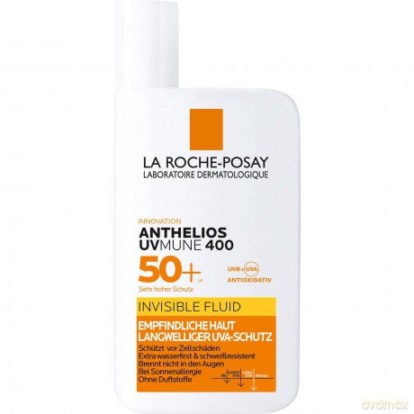 La Roche Posay Sunscreen Fluid SPF 50+ Anthelios UVMune 400 (Invisible Fluid) 50 ml unisex