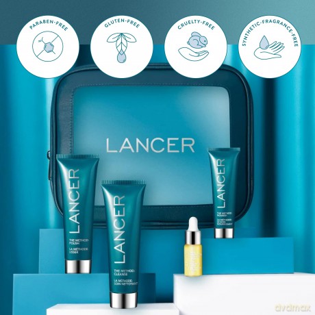 Dr. Lancer Gift set of care for sensitive and dehydrated skin (The Method Intro Kit Sensitiv e -Dehydrated Skin) dla kobiety