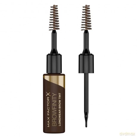 Max Factor Browfinity waterproof eyebrow pencil with brush (Longwear Brow Tint) 4.2 ml - Shade: 001 Soft Brown dla kobiety