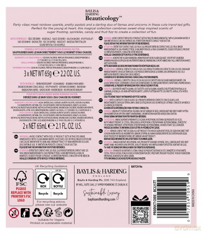 Baylis & Harding Gift set Unicorn 5 pcs dla kobiety