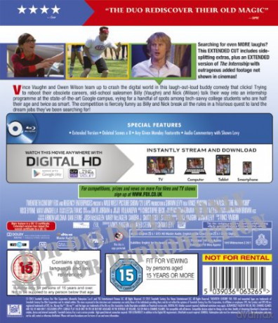 The Internship (Stażyści) [Blu-Ray]