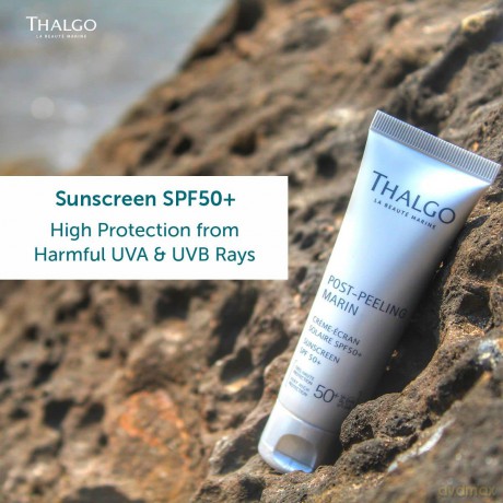 Thalgo Ochranný krém po aplikaci peelingu SPF 50+ (Post-Peeling Sunscreen) 50 ml dla kobiety