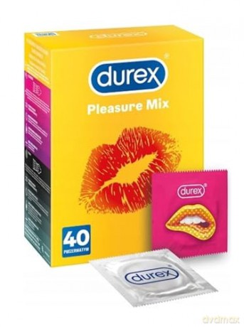 Durex Kondomy Pleasure MIX 40 pcs unisex
