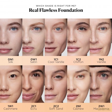 Laura Mercier Liquid make-up (Real Flawless Foundation) 30 ml - Shade: 2C1 Ecru dla kobiety