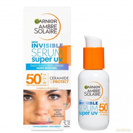 Garnier Day serum against UV radiation SPF 50 (Invisible Serum) 30 ml unisex