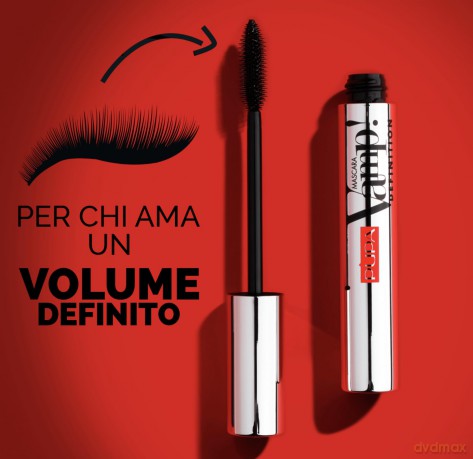 PUPA Milano Mascara for separated and defined lashes Vamp! Definition (Mascara) 9 ml - Shade: 001 Extra Black dla kobiety
