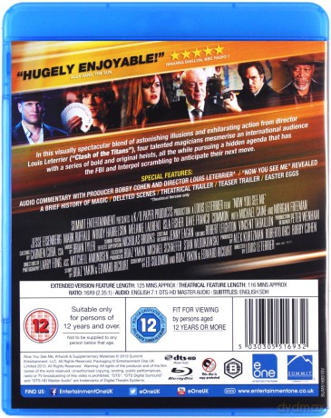 Now You See Me (Iluzja) [Blu-Ray]