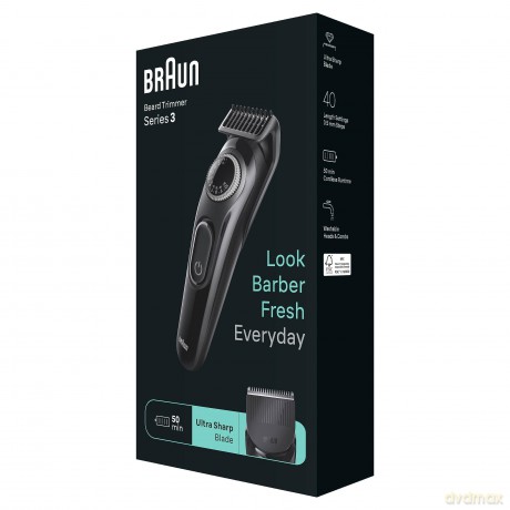 Braun Beard and hair trimmer 3420 Grey dla mężczyzny