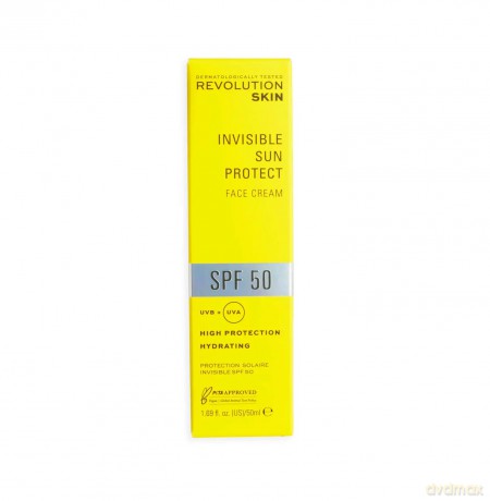 Revolution Skincare Face Cream SPF 50 Invisible Sun Protect (Face Cream) 50 ml dla kobiety