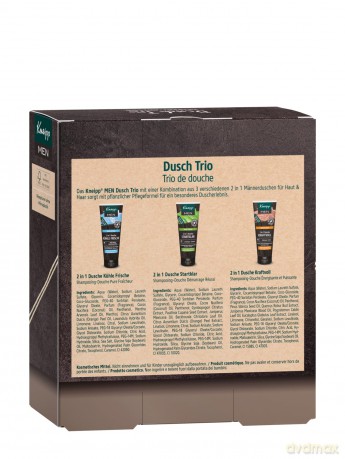 Kneipp Gift set Shower trio for men 3 x 75 ml dla mężczyzny