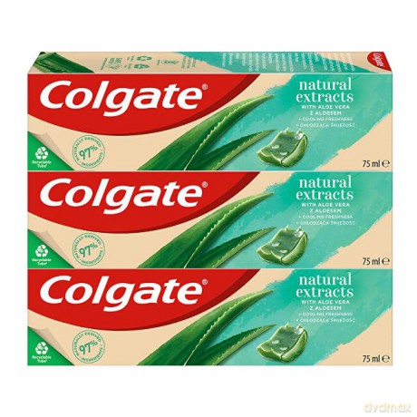 Colgate Toothpaste with natural extracts Natura l s Aloe Vera 3 x 75 ml unisex