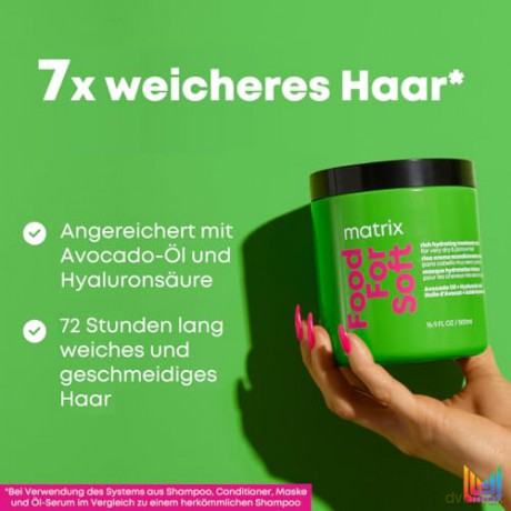 Matrix Food For Soft Hydra Hair Mask (Rich Hydra ting Treatment Mask) - Volume: 500 ml dla kobiety