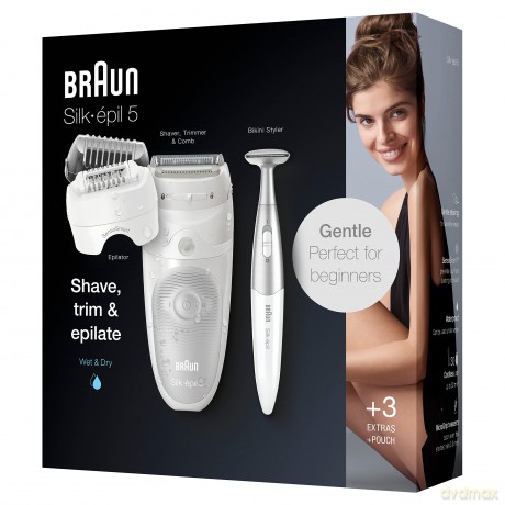 Braun Epilator Silk -épil 5-805 Silver dla kobiety