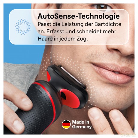 Braun Shaver Series 5 51-R1000s Red dla mężczyzny