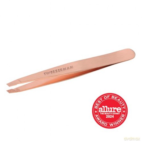 Tweezerman Slant Rose Gold Tweezers unisex