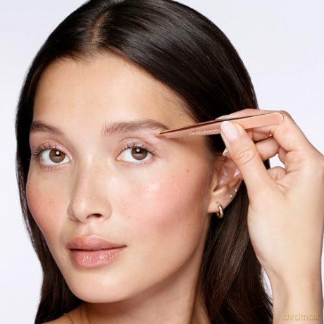 Tweezerman Slant Rose Gold Tweezers unisex