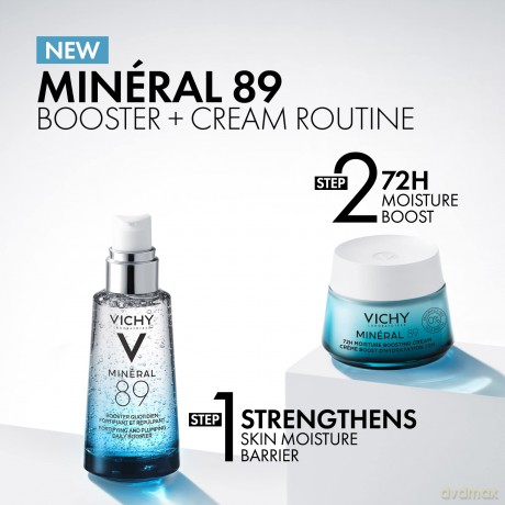 Vichy Hydra skin cream without perfume Minéral 89 (72H Moisture Boosting Cream) 50 ml dla kobiety