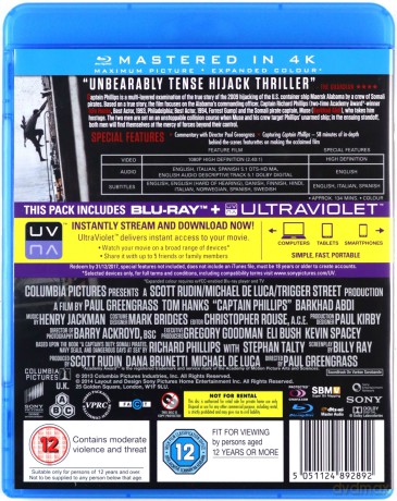 Captain Phillips [Blu-Ray]