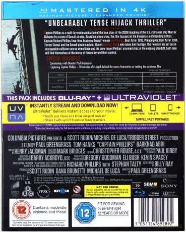 Captain Phillips [Blu-Ray]