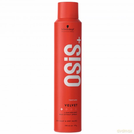 Schwarzkopf Professional Lightweight wax spray OSiS Velvet (Wax Effect Spray) 200 ml dla kobiety