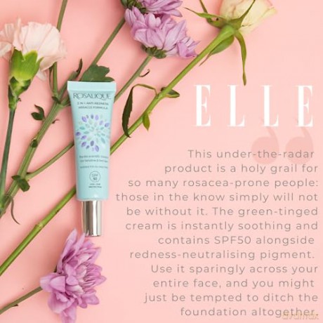 ROSALIQUE Cream against skin redness 3 in 1 Anti-Redness Miracle Formula SPF 50 30 ml dla kobiety