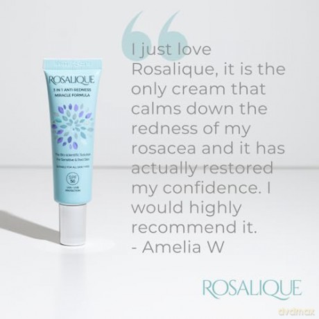 ROSALIQUE Cream against skin redness 3 in 1 Anti-Redness Miracle Formula SPF 50 30 ml dla kobiety