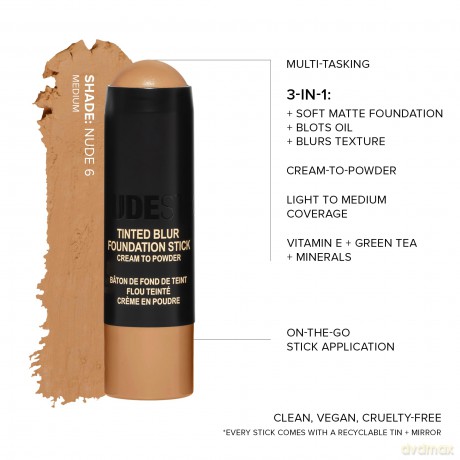 Nudestix Make-up in a Tinted Blur Stick - Shade: Medium 6 dla kobiety