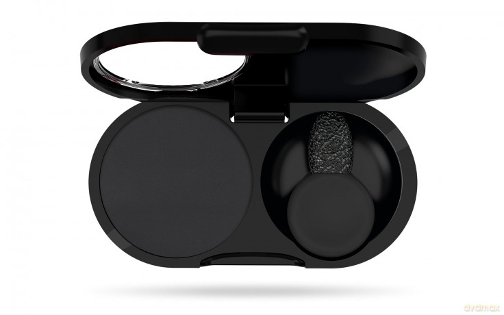 PUPA Milano Highly pigmented eyeshadows Vamp! (Compact Eyeshadow) 1.5 g - Shade: 300 Blackout - Matt dla kobiety