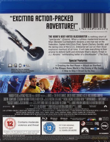 Star Trek Into Darkness (W Ciemność. Star Trek) [Blu-Ray]