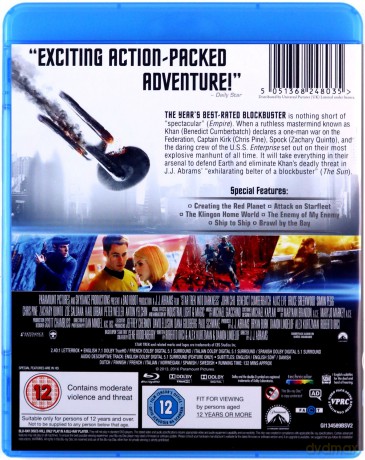 Star Trek Into Darkness (W Ciemność. Star Trek) [Blu-Ray]