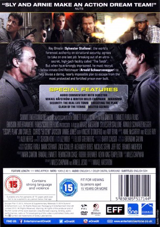 Escape Plan (Plan Ucieczki) [DVD]