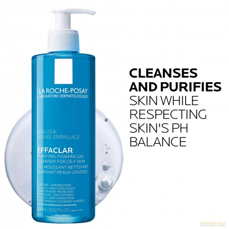 La Roche Posay Cleansing foaming gel without soap Effaclar (Purifying Foaming Gel) - Volume: 400 ml unisex
