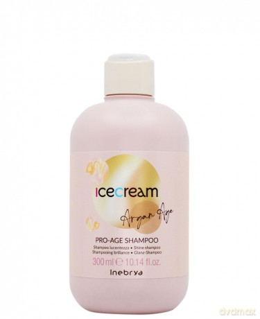 Inebrya Shampoo for shine Ice Cream Argan Age (Shampoo) - Shade: 300 ml dla kobiety