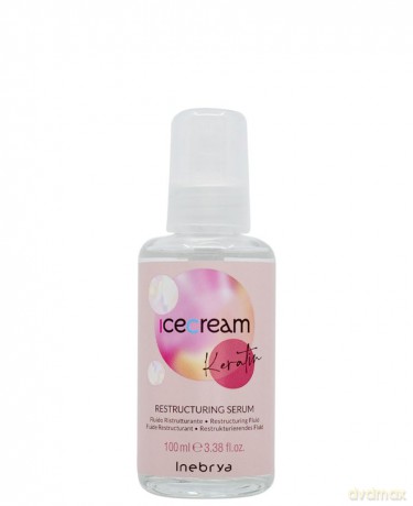 Inebrya Reconstructive serum for damaged hair Ice Cream Keratin (Restructuring Serum) 100 ml dla kobiety