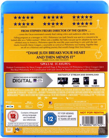 Philomena (Tajemnica Filomeny) [Blu-Ray]