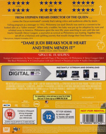 Philomena (Tajemnica Filomeny) [Blu-Ray]