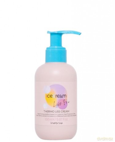Inebrya Leave-in Heat Protection Cream Ice Cream Thermo Liss Pro (Leave-in Heat Protection Cream) 150 ml dla kobiety