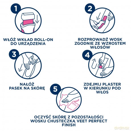 Veet Foot wax filling for electric set EasyWax 50 ml dla kobiety
