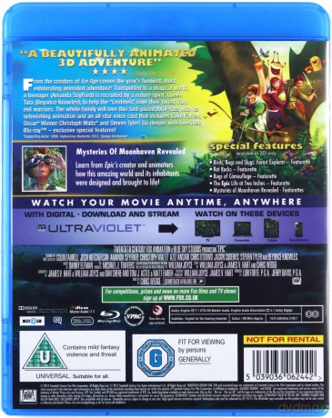 Epic (Tajemnica Zielonego Królestwa) [Blu-ray 3D]+[Blu-Ray]