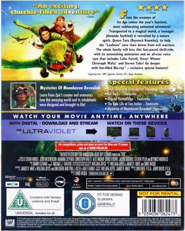 Epic (Tajemnica Zielonego Królestwa) [Blu-Ray]