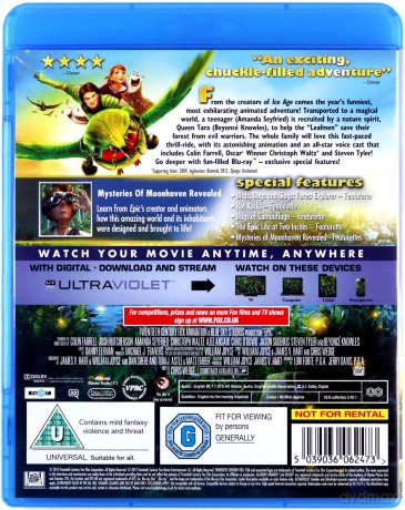 Epic (Tajemnica Zielonego Królestwa) [Blu-Ray]
