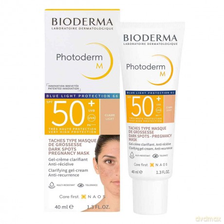 Bioderma Protective toning gel cream SPF 50+ Photoderm M (Cream) 40 ml - Shade: Light dla kobiety