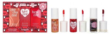 Benefit Gift set of liquid colors for lips and faces Lip Tints to Love dla kobiety