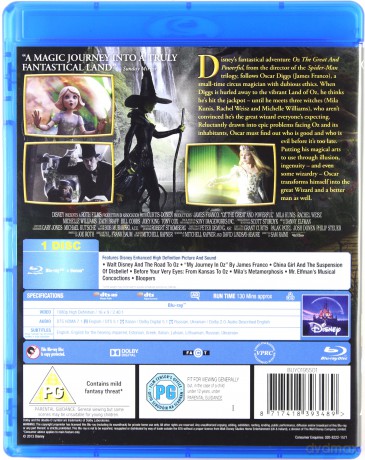 Oz the Great and Powerful (Oz Wielki i Potężny) (Disney) [Blu-Ray]