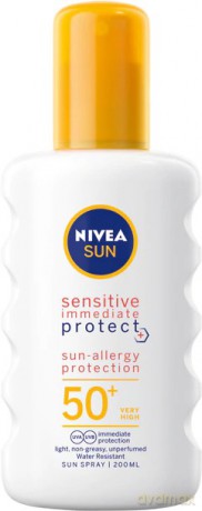 Nivea Spray lotion Sensitiv e SPF 50+ (Sun Spray) 200 ml unisex